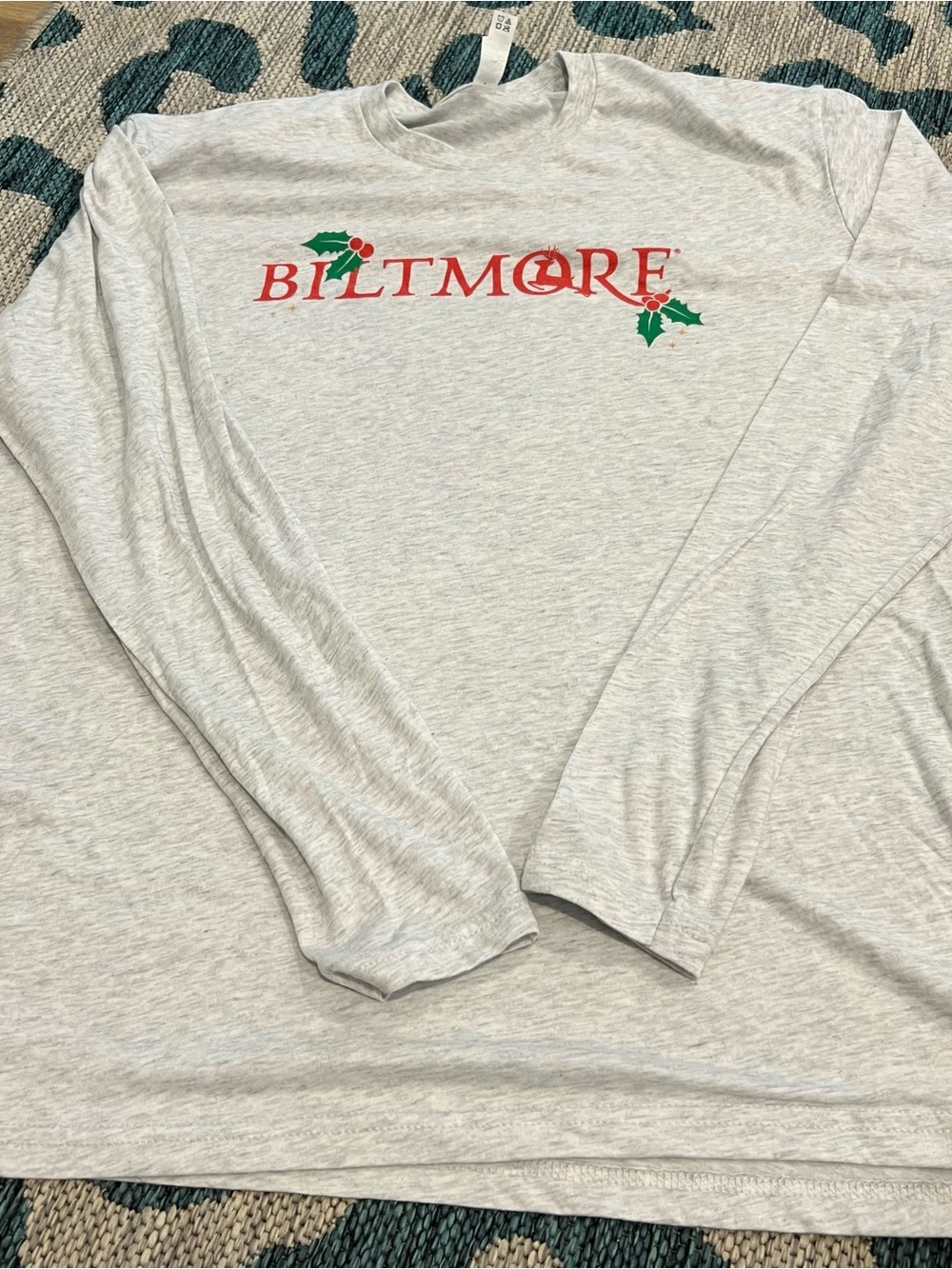Next Level Apparel Light Heather Gray Long Sleeve Tee - XL